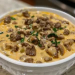 Philly Cheesesteak Soup Display