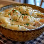 Warm and Comforting Chicken and Dumpling Soup
