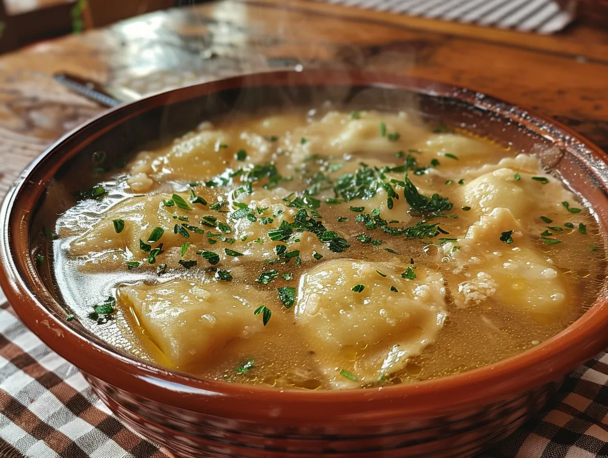 Warm and Comforting Ravioli Soup