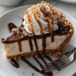 A Mouthwatering Slice of No-Bake Chocolate Peanut Butter Pie