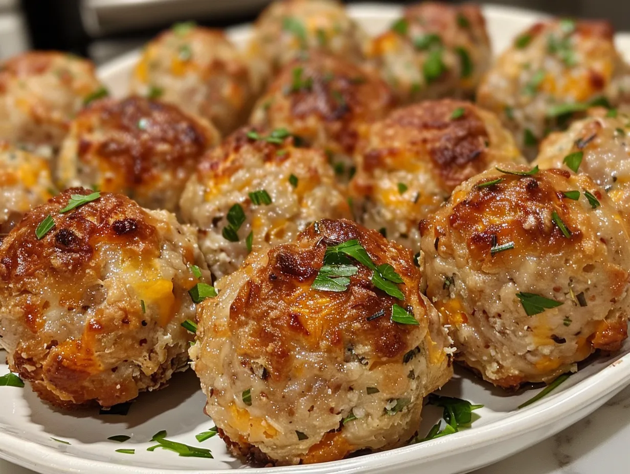 Appetizing Cheddar Bay Biscuit Sausage Balls
