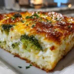 Broccoli Cheese Rice Casserole Delight