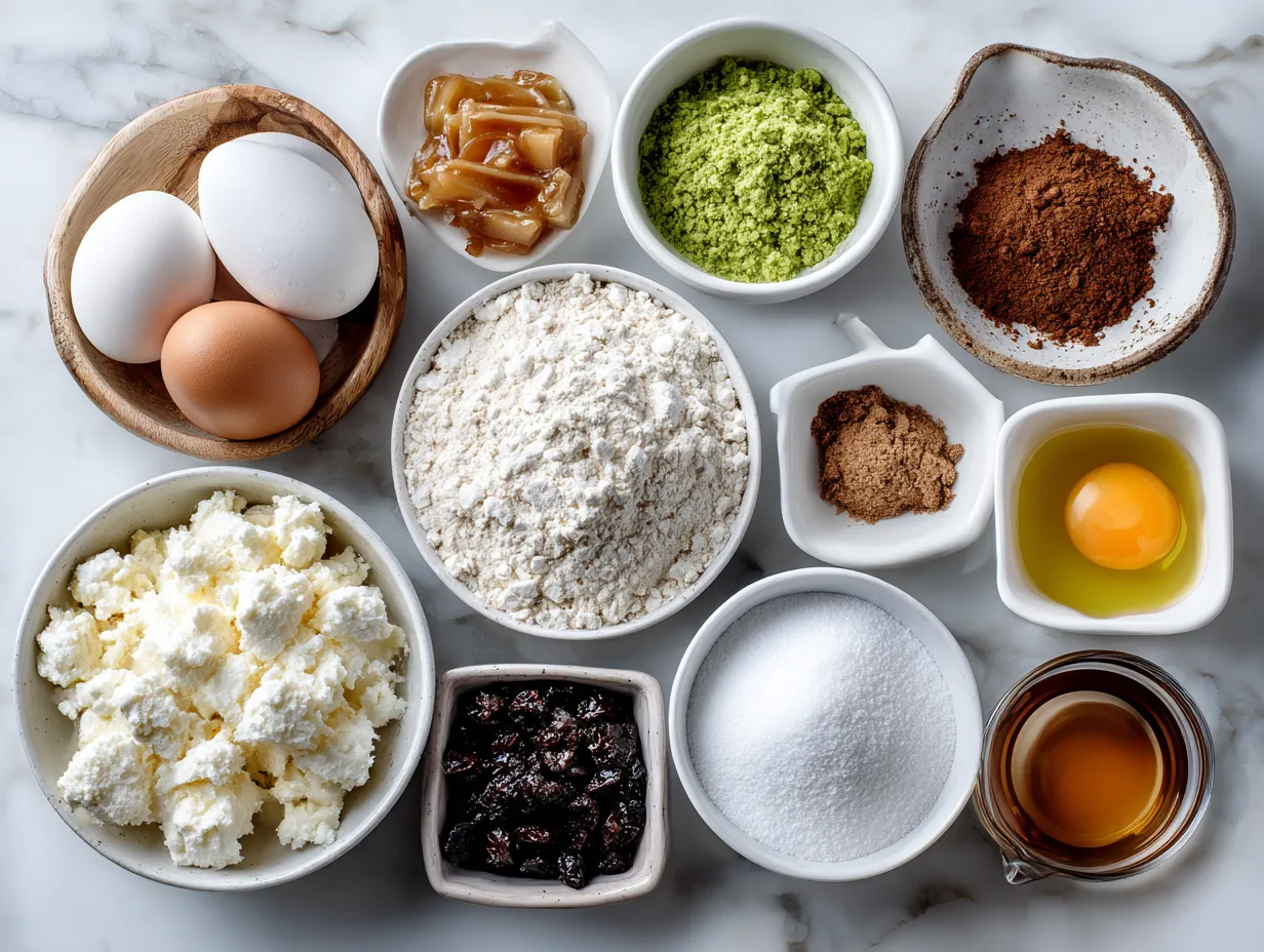 Ingredients for Caramel Apple Cheesecake Bars