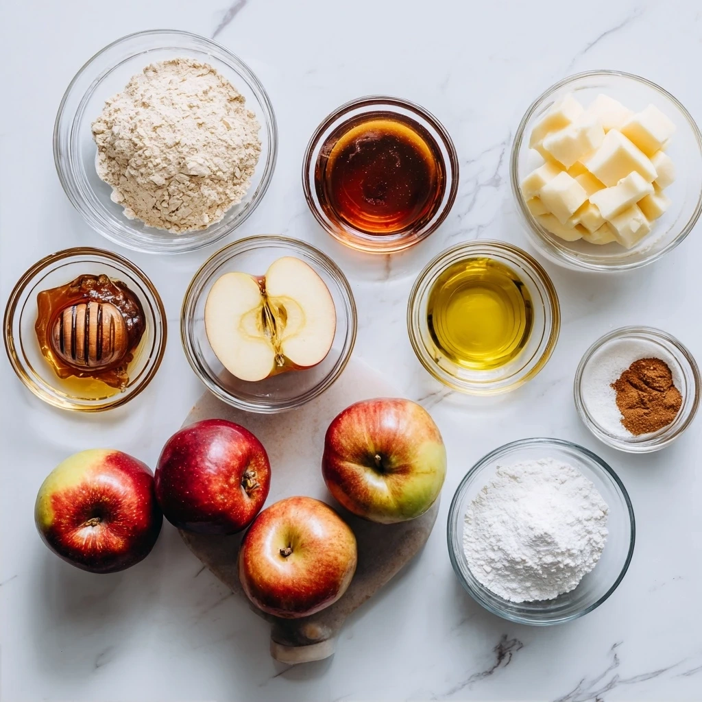 Ingredients for making Caramel Apple Upside-Down Cake