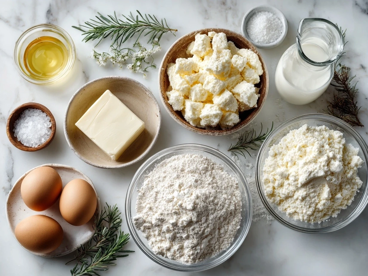 Ingredients for Cheesy Au Gratin Potatoes Recipe