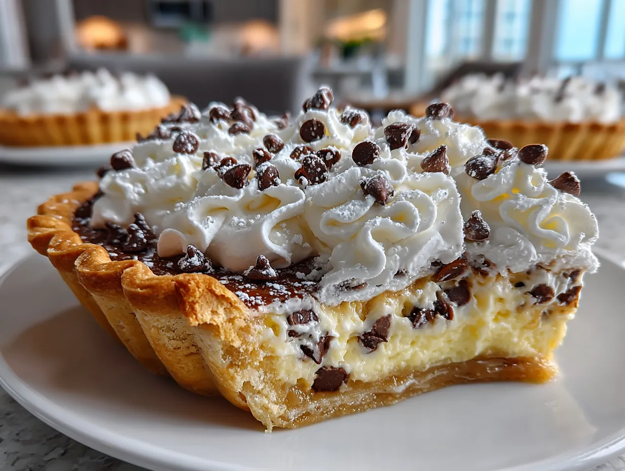 Chocolate Chip Cannoli Pie