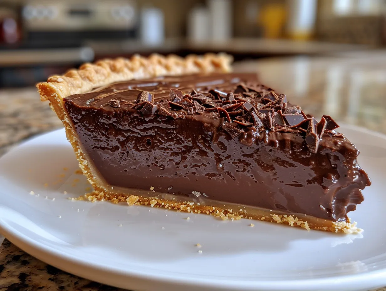 Classic Old Fashioned Chocolate Pie
