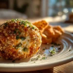 Close-up of a delicious Jalapeno Popper Cheese Ball