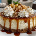Delectable Apple Cider Cheesecake