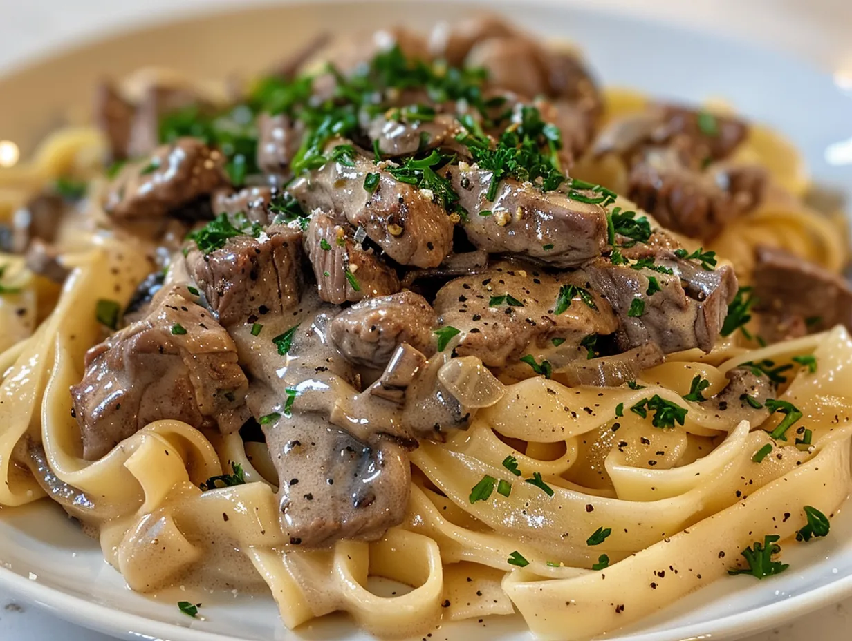 Delicious Beef Stroganoff