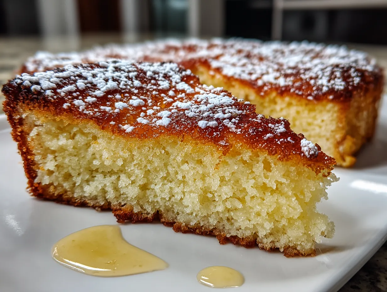 Delicious Creamy Yogurt Cake on Display