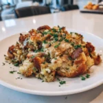 Delicious Crockpot Chicken and Stuffing