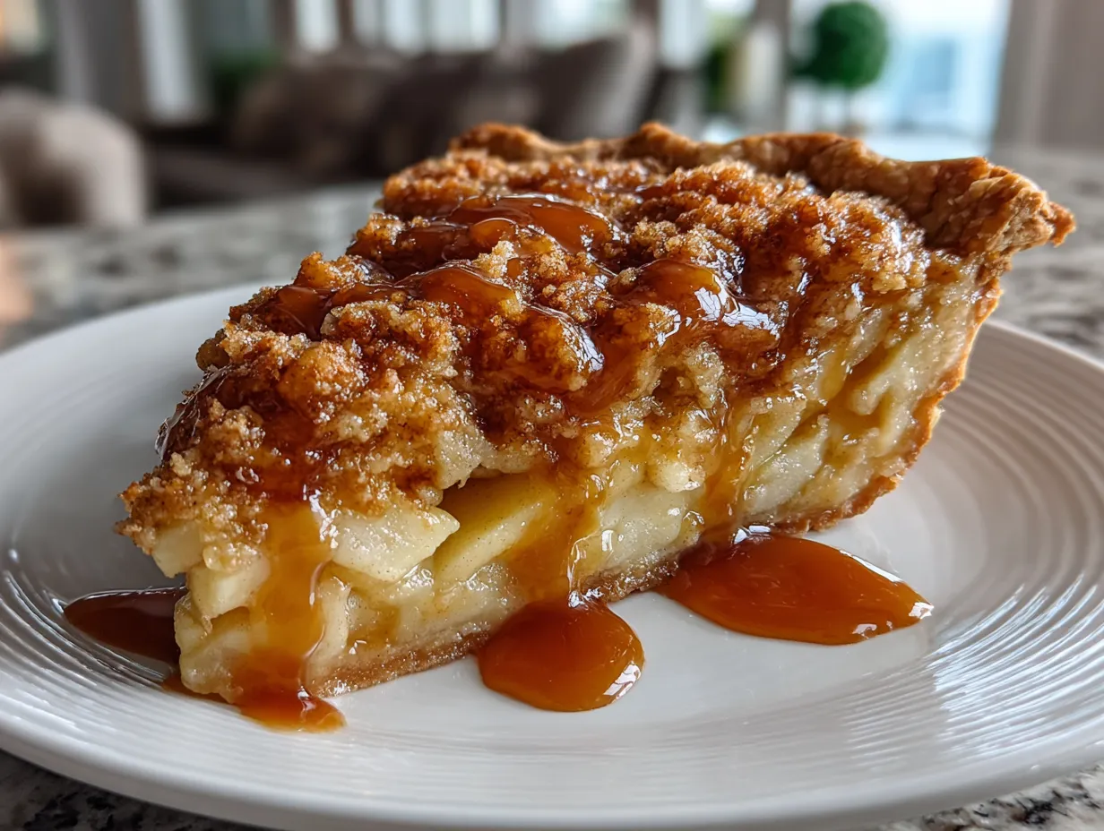 Delicious Dutch Caramel Apple Pie