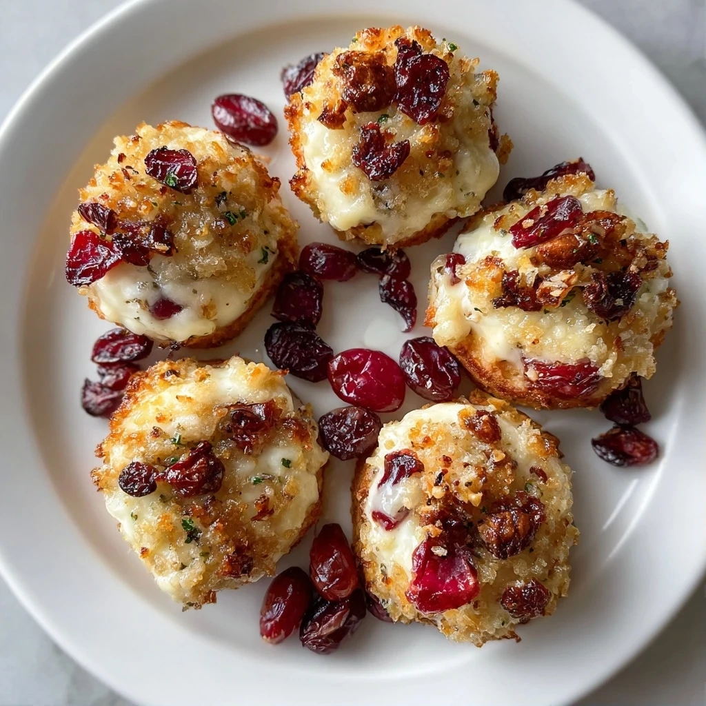 Delicious Homemade Cranberry Brie Bites