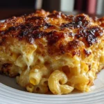 Delicious Macaroni Corn Casserole Fresh from the Oven