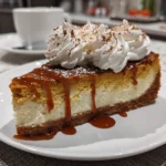 Delicious Slice of Pumpkin Cheesecake