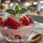 Delicious Strawberry Aquafaba Mousse