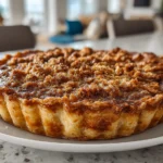 Delightful Apple Butter Pie with Cinnamon Oat Crumble