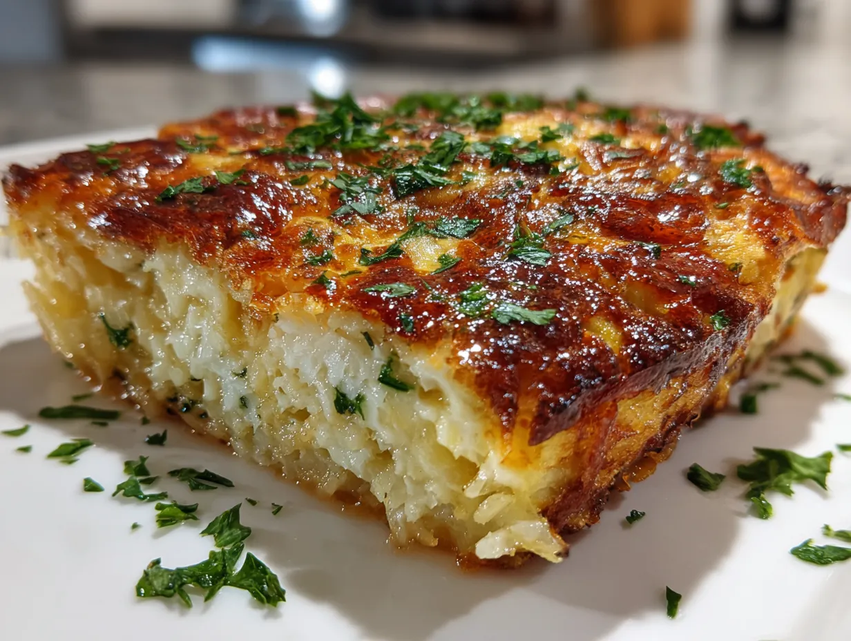Egg Hashbrown Casserole Delight
