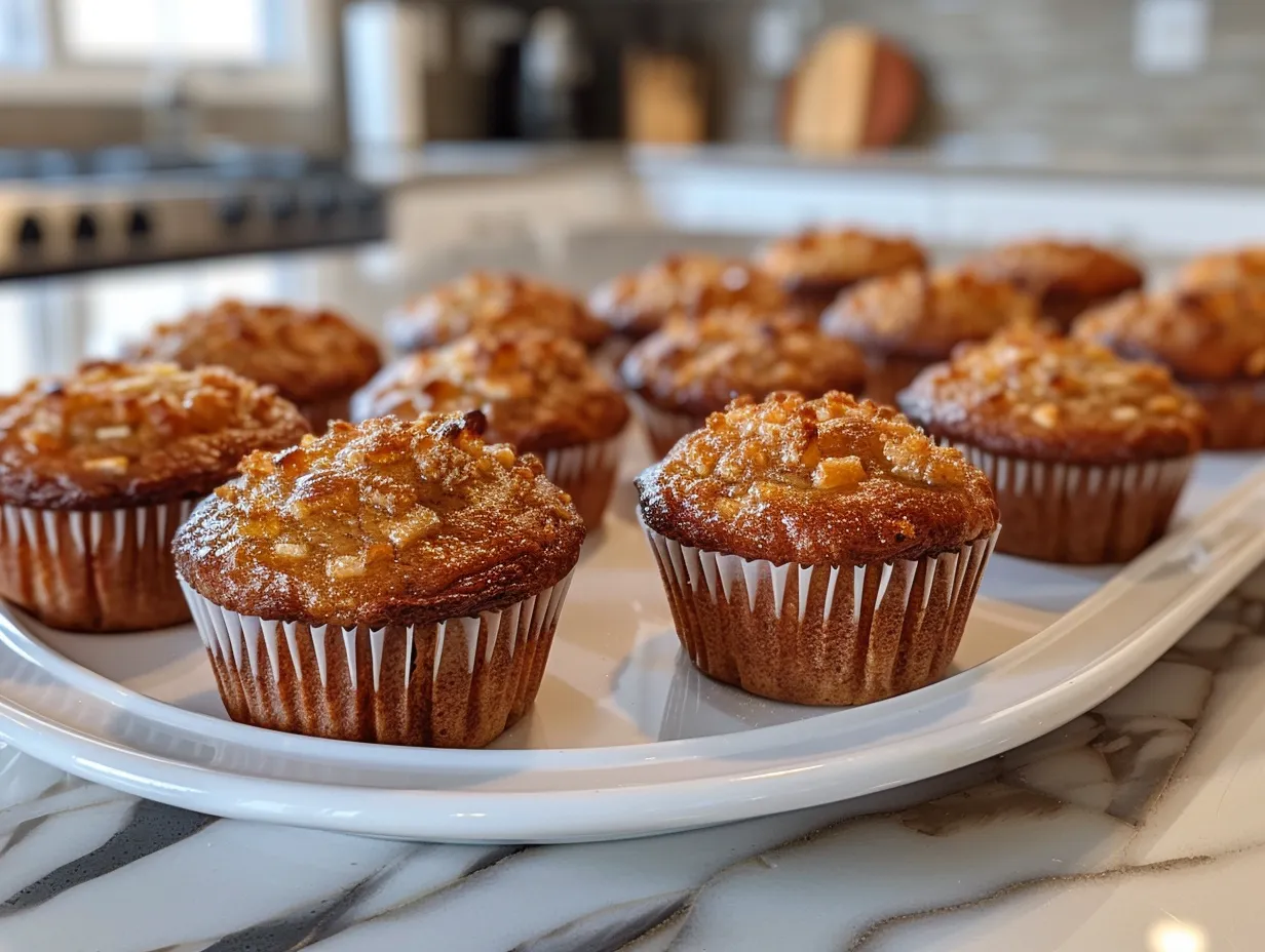 Freshly Baked Breakfast Muffins Displayed