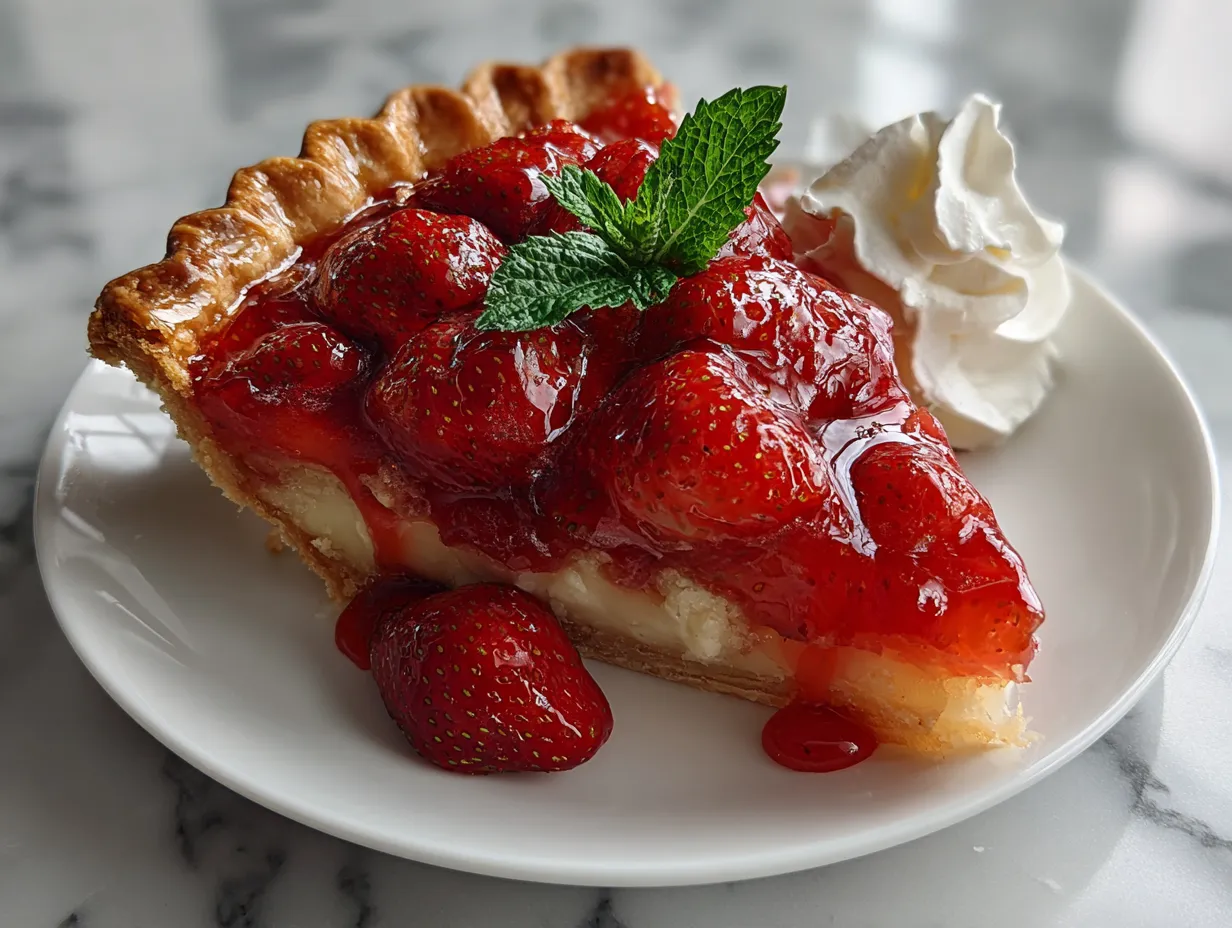 Freshly Baked Strawberry Pie