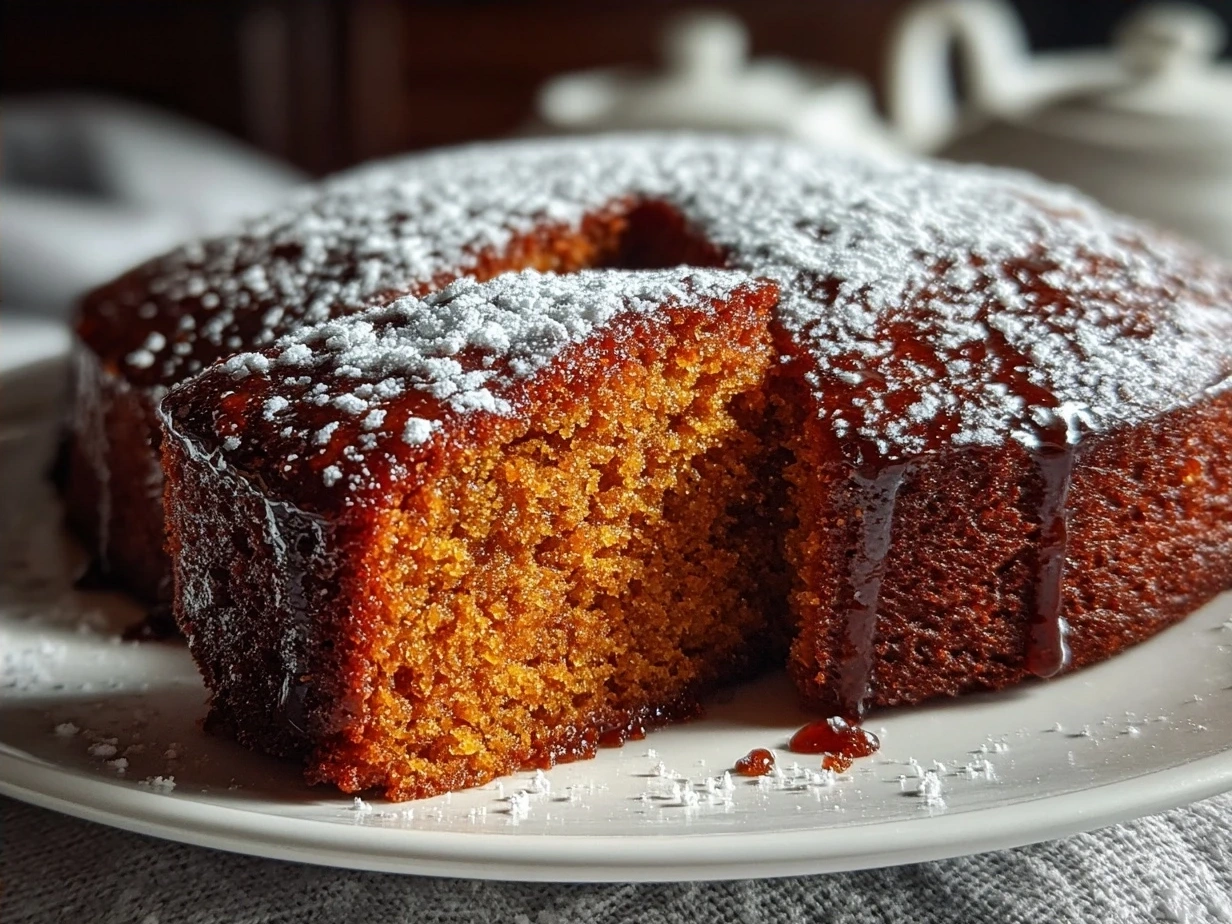 Gingerbread cake final product