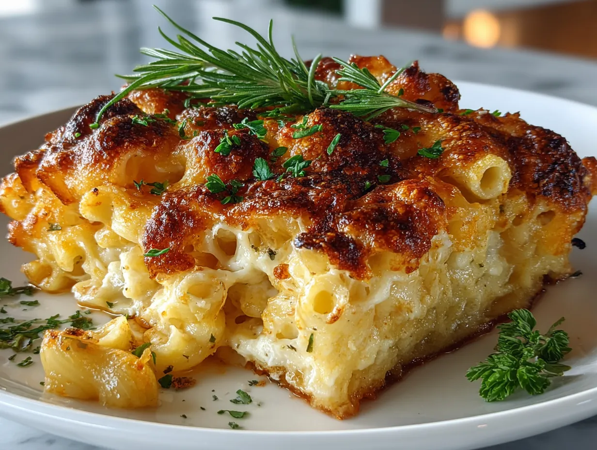 Golden, bubbling homemade Baked Mac and Cheese