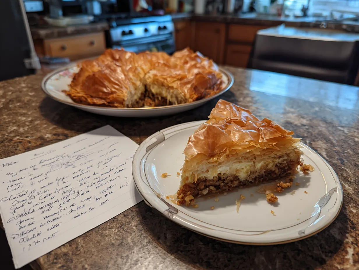 Golden and delicious homemade Baklava Cheesecake Phyllo Cookies.