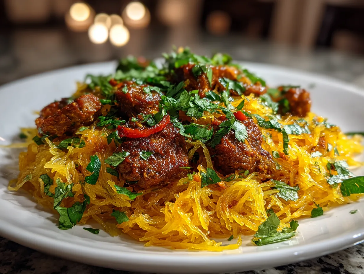 Homemade Spaghetti Squash Dinner