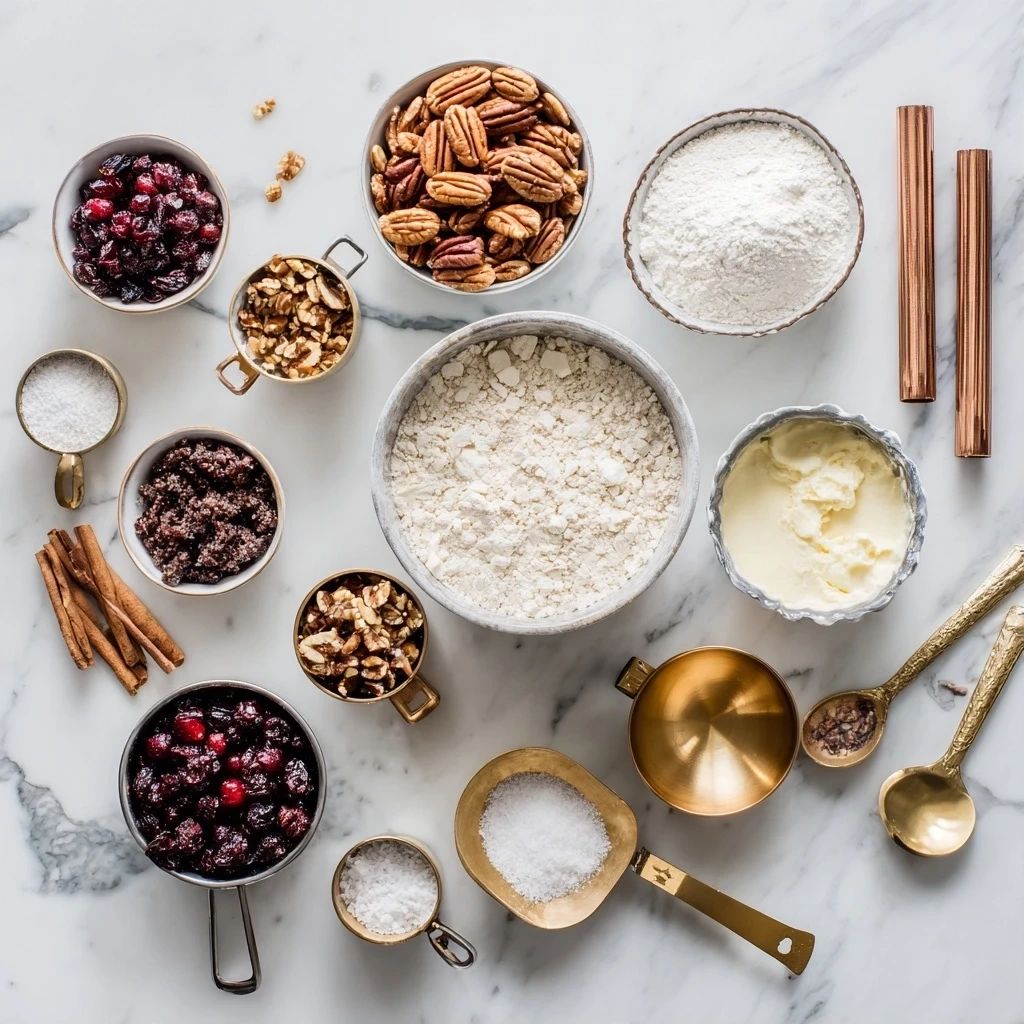 Ingredients for Cranberry Pecan Cheesecake