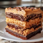Reeses Peanut Butter Cup Earthquake Cake Delight
