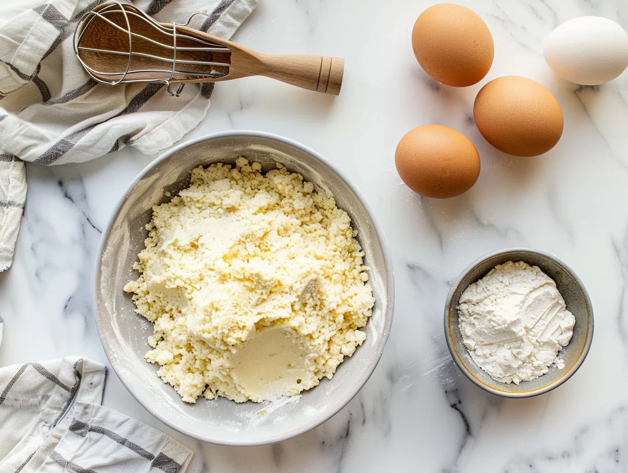 Ingredients for making Sweet Corn Spoonbread Casserole