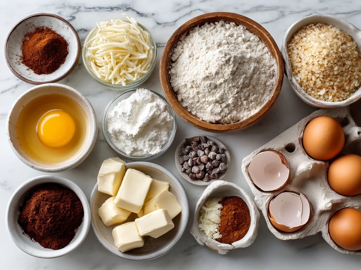 Ingredients for Air Fryer Fries including potatoes and seasonings