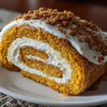 Appetizing Slices of Homemade Pumpkin Roll