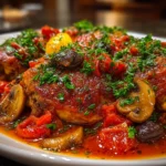 Comforting Slow Cooker Chicken Cacciatore