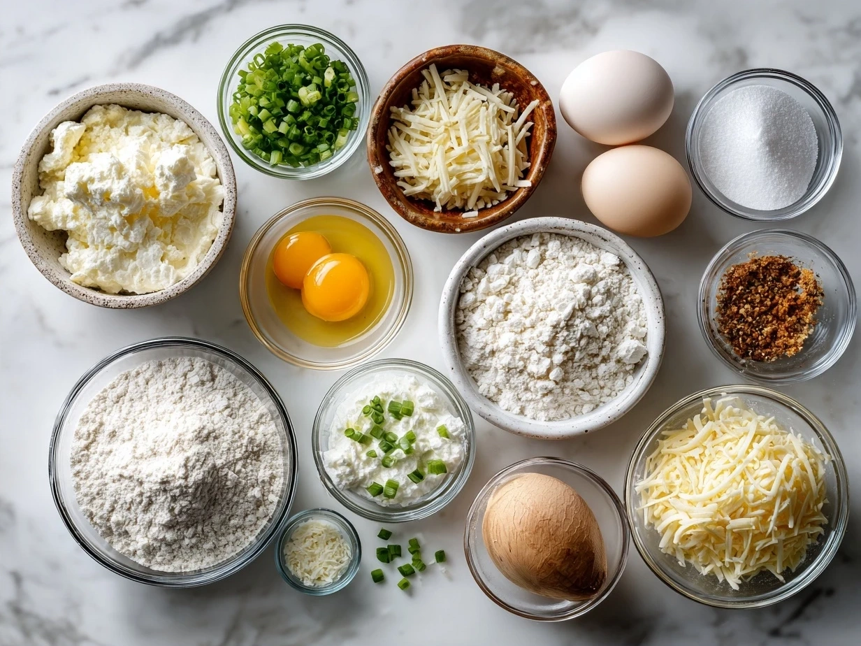 All the ingredients you need to make Copycat Cracker Barrel Hashbrown Casserole