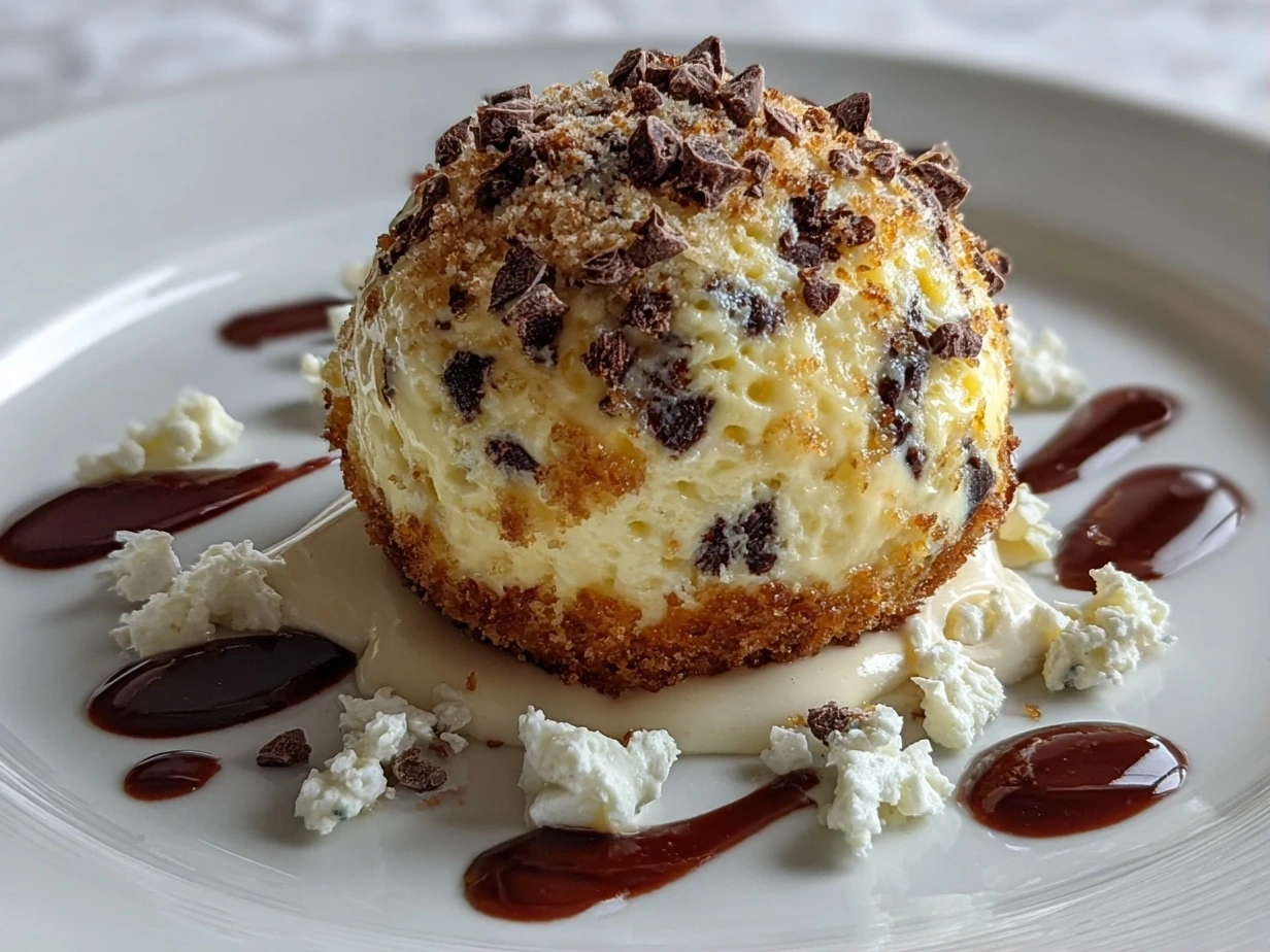 Delicious Homemade Chocolate Chip Cheesecake Ball
