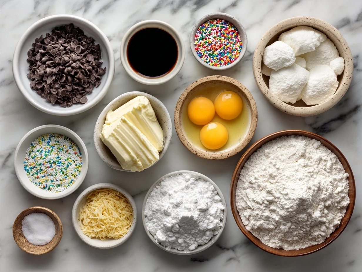 Ingredients for Frosted Lofthouse Cookies