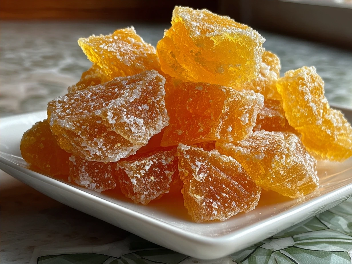 Close-up of finished Pineapple Cowboy Candy in jars ready to enjoy