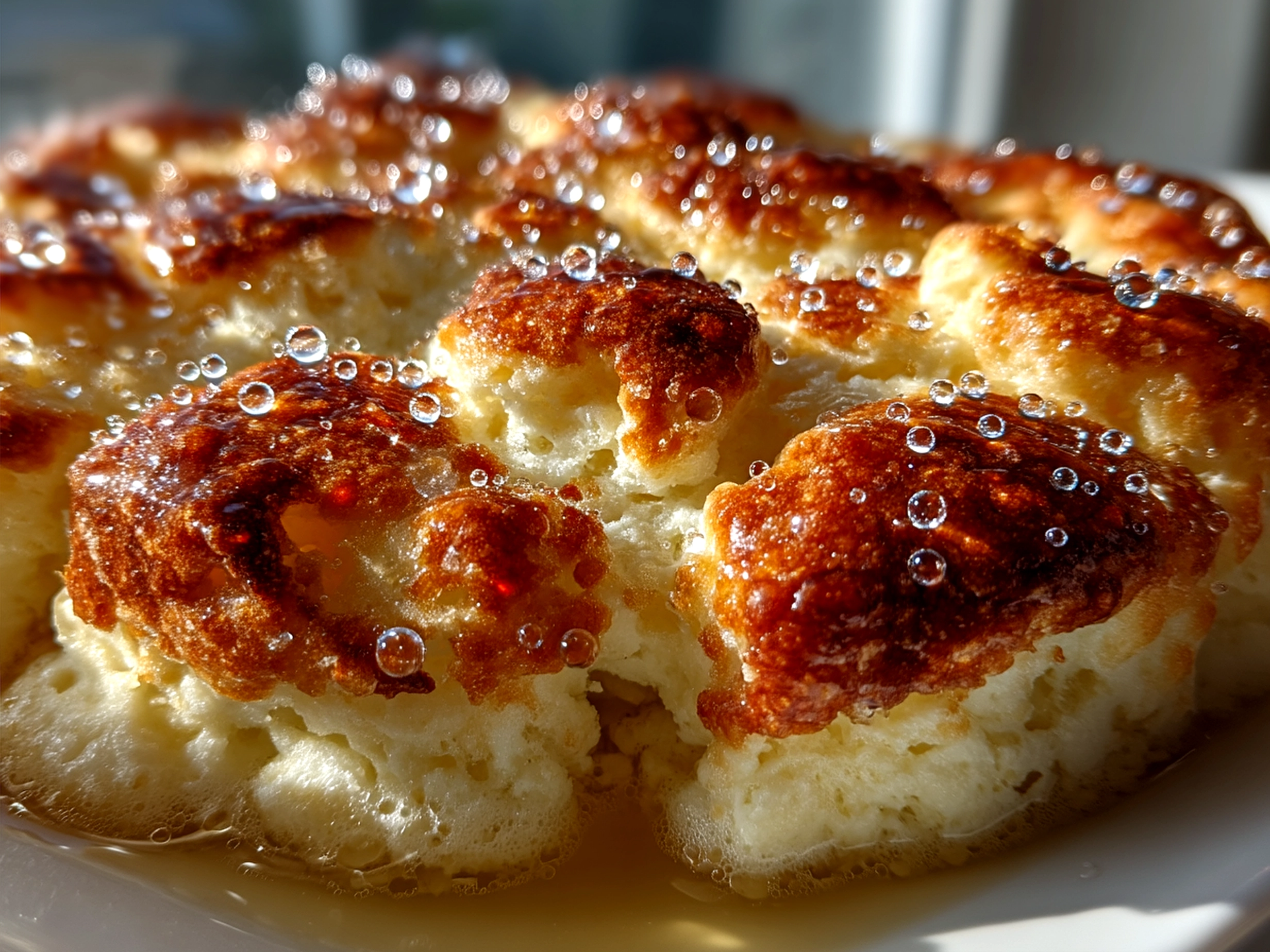 Serving suggestion of Cottage Cheese Cloud Bread with toppings