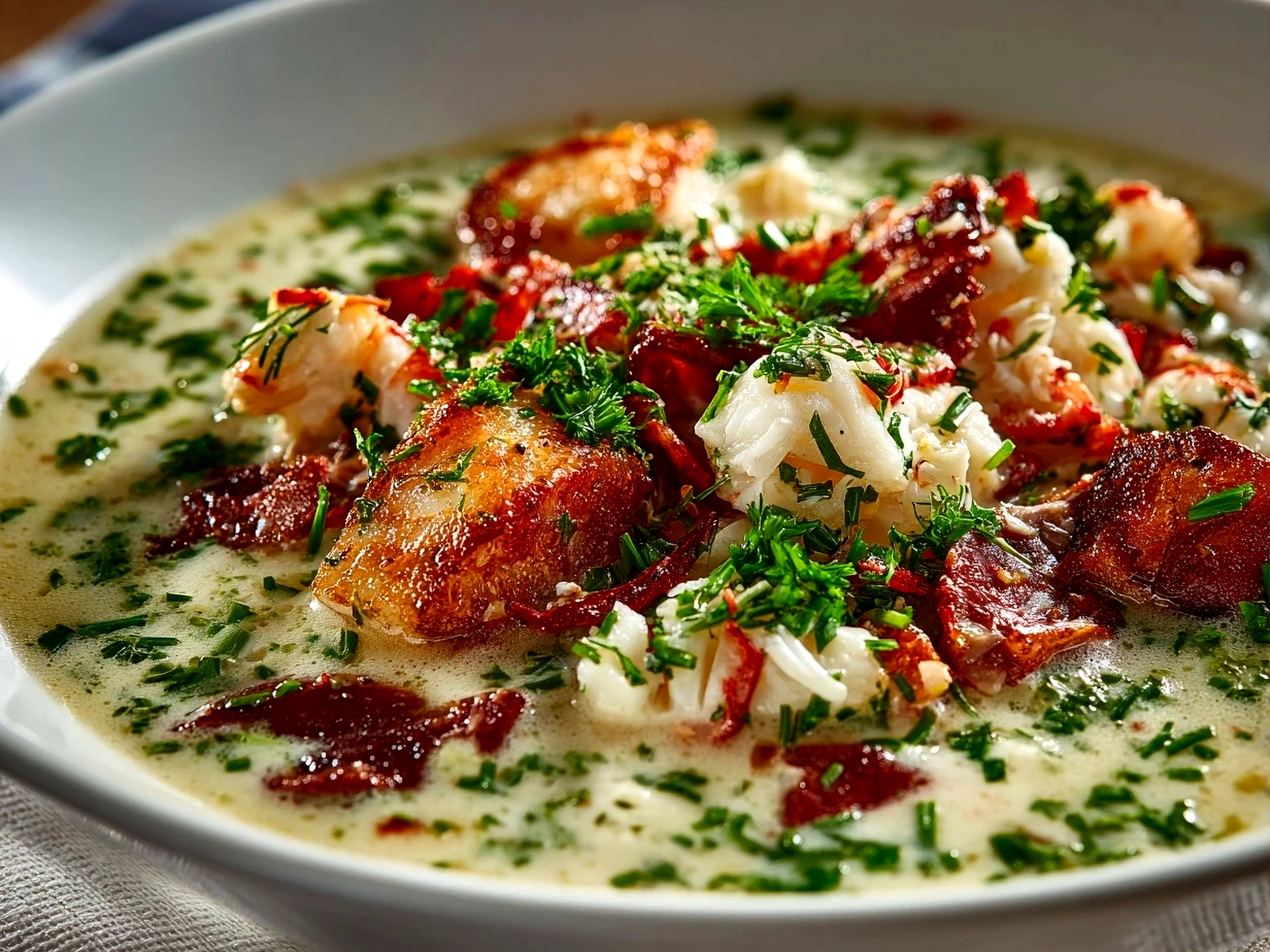 Delicious Homemade Seafood Chowder