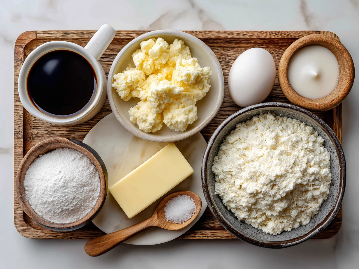 Ingredients for Fluffy Keto Cottage Cheese Bread