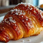 Freshly baked Cookie Croissant
