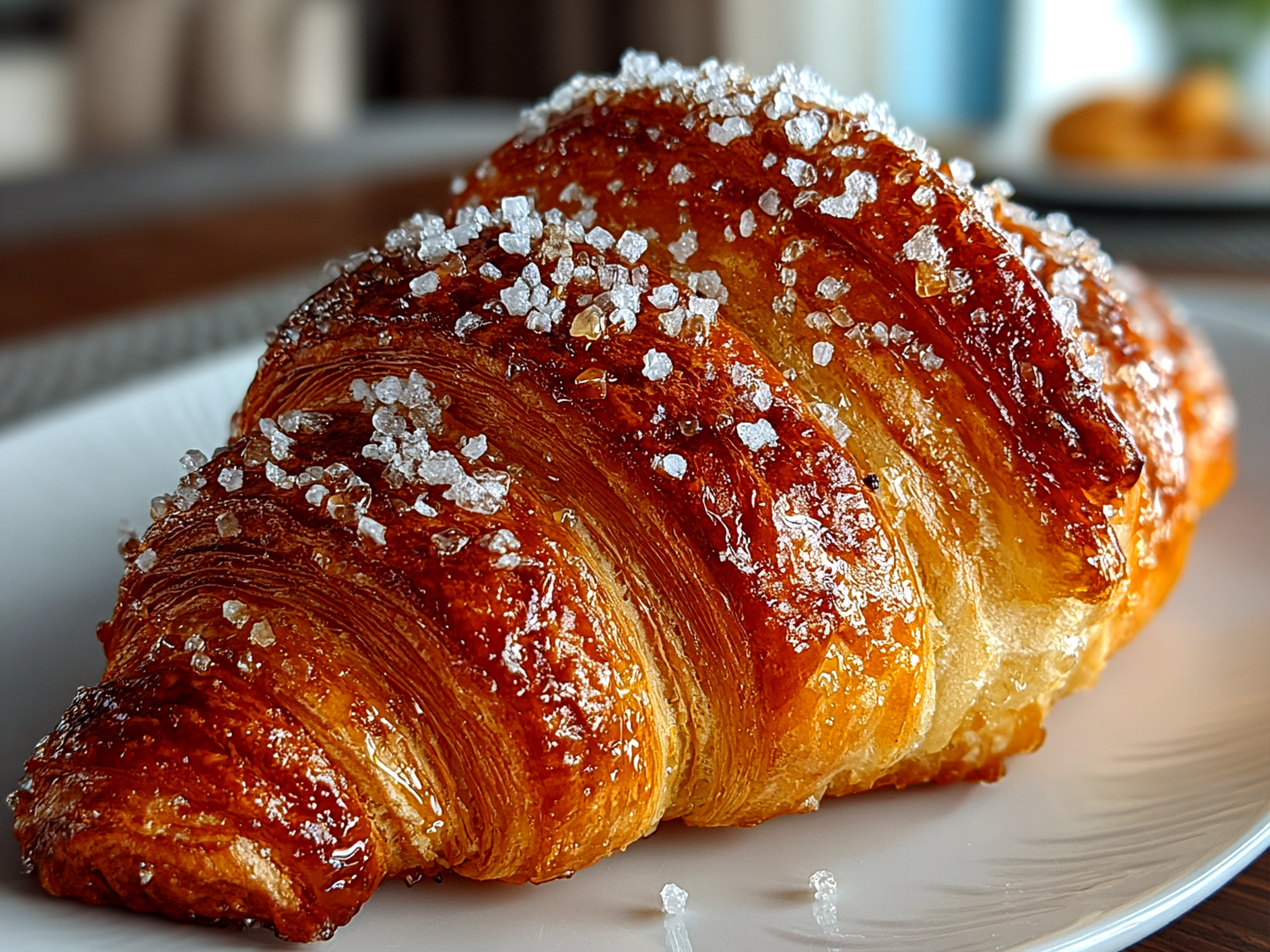 Freshly baked Cookie Croissant