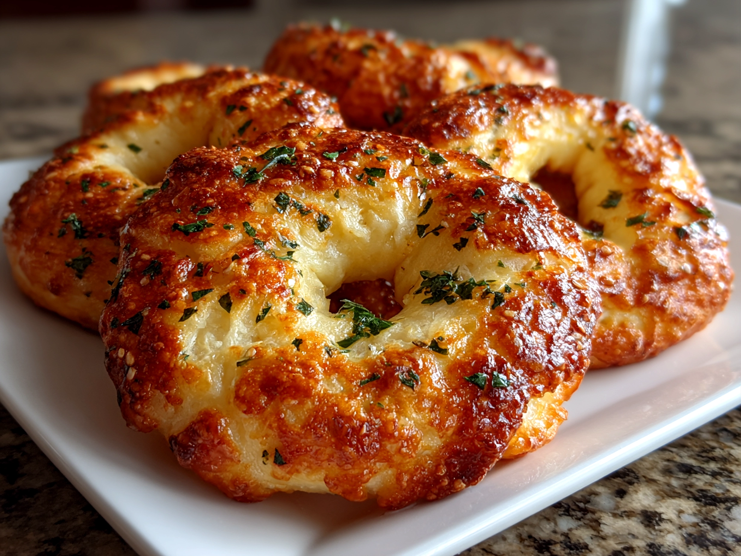 Freshly Prepared Greek Yogurt Bagels