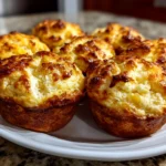 Home cook, taken with iPhone 14 Pro. Close-up slight angle of freshly prepared Coconut and Pineapple Cottage Cheese Muffins on white plate. Fresh vibrant --ar 4:3 --style raw --s 220