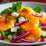 Homemade Orange Dreamsicle Salad on white plate