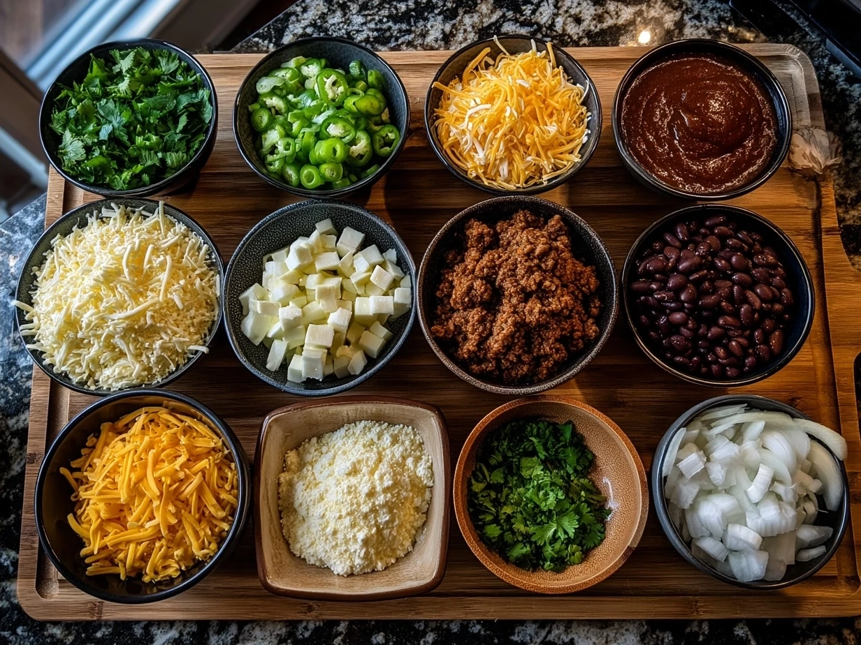 Ingredients for Slow Cooker Queso Dip