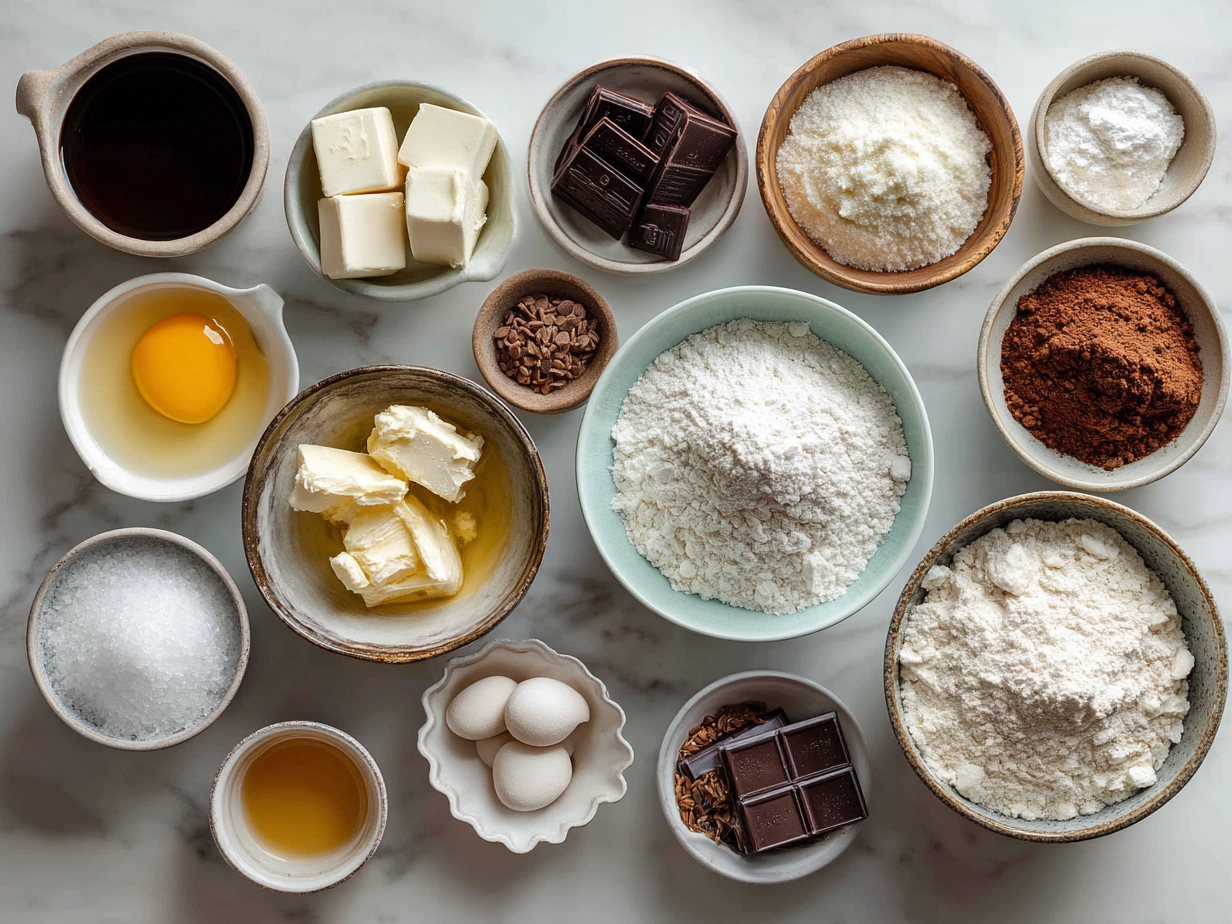 Ingredients for Valentines Cakes Nice Cream Bowl
